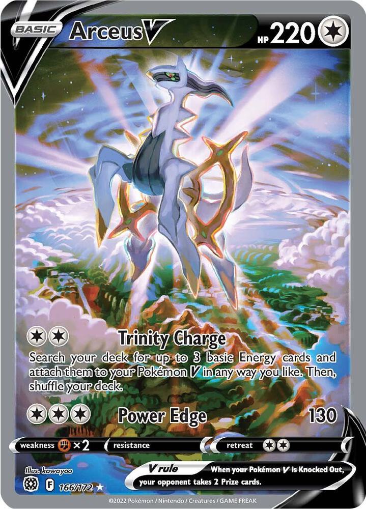 [ENG][NM] Karta Pokemon Arceus V 166/172 - Brilliant Stars