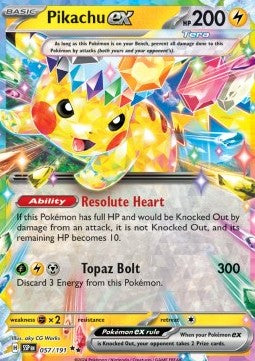 [ENG][NM] Karta Pokemon Pikachu ex 057/191 - Surging Sparks