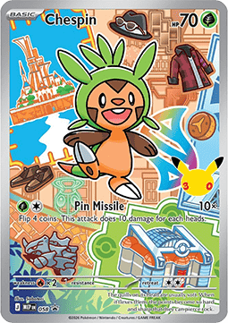 [ENG][NM] Karta Pokemon Chespin 58 - MEP Black Star Promos