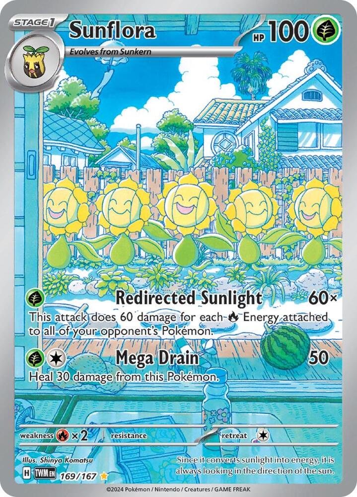 [ENG][NM] Karta Pokemon Sunflora 169/167 - Twilight Masquerade