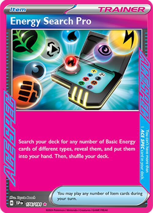 [ENG][NM] Karta Pokemon Energy Search Pro 176/191 - Surging Sparks