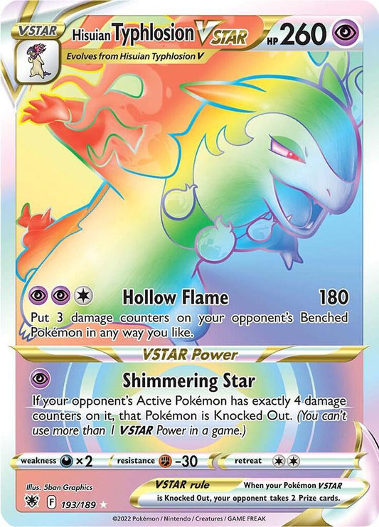 [ENG][NM] Karta Pokemon Hisuian Typhlosion VSTAR 193/189 - Astral Radiance