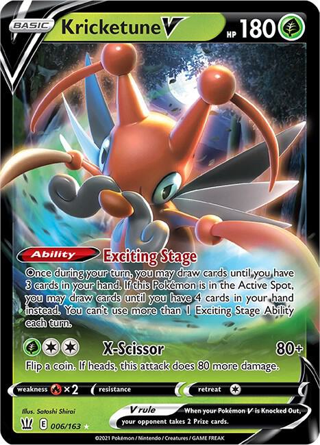 [ENG][NM] Karta Pokemon Kricketune V 6 - Battle Styles