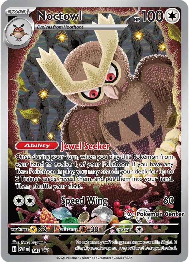 [ENG][NM] Karta Pokemon Noctowl 141 - SVP Black Star Promos