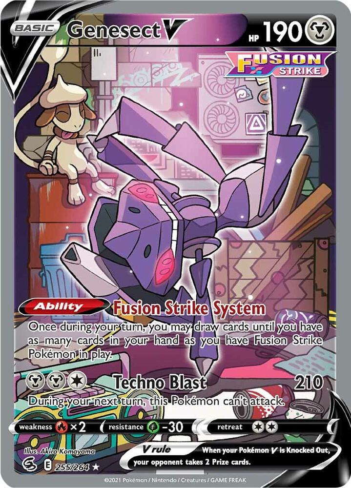 [ENG][NM] Karta Pokemon Genesect V 255 - SWSH08: Fusion Strike