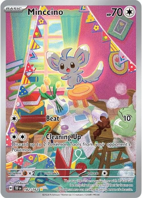 [ENG][NM] Karta Pokemon Minccino 182/162 - Temporal Forces