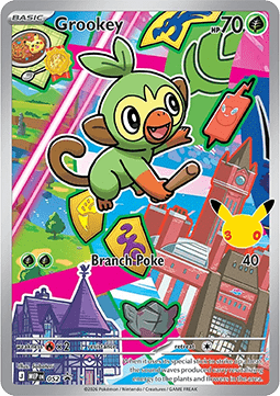 [ESP][NM] Karta Pokemon Grookey 52 - MEP Black Star Promos