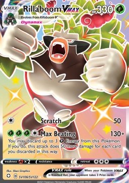 [ENG][NM] Karta Pokemon Rillaboom VMAX SV106 - Shining Fates