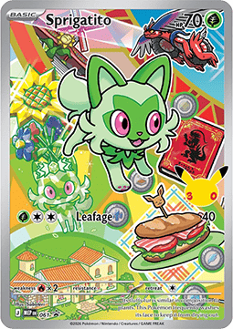 [ENG][NM] Karta Pokemon Sprigatito 61 - MEP Black Star Promos