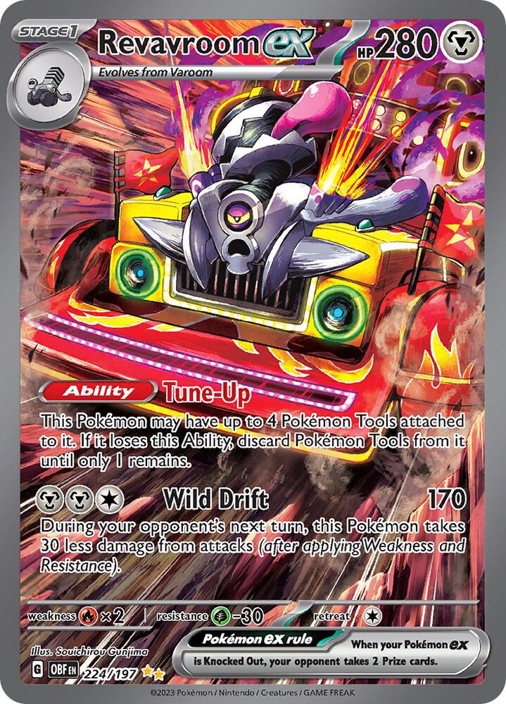 [ENG][NM] Karta Pokemon Revavroom ex 224/197 - Obsidian Flames