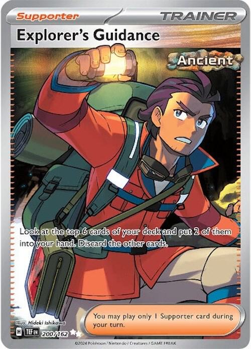 [ENG][NM] Karta Pokemon Explorer's Guidance 200/162 - Temporal Forces